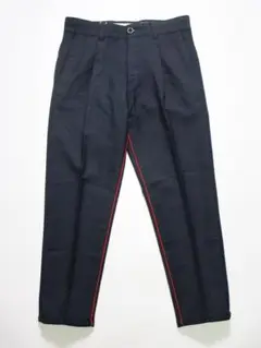 PT01 FORWARD ウール 1プリーツ パンツ スラックス クロップド丈
