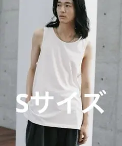 WYM LIDNM MVS LAYERED SLIT TANK TOP Sサイズ