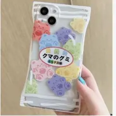 新品未使用 iPhone14ケース クマのグミ ミックス味