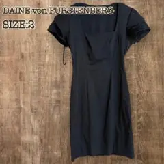 DIANE von FURSTENBERG ワンピース ブラック サイズ2