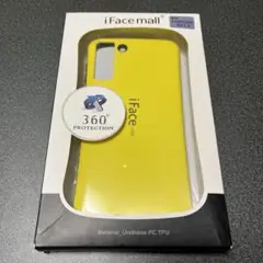 SAMSUNG S21＋　スマホケース　イエロー