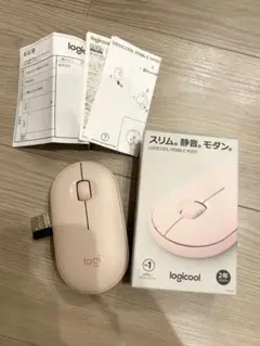 LOGICOOL PEBBLE M350 ピンク　マウス