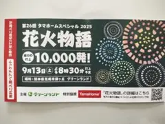 グリーンランド　花火大会　ペアチケット　9/13