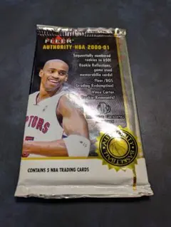 レア▼NBA▼「FLEER AUTHORITY 2000-01」★未開封パック②