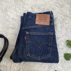 90s リーバイス　557 ハーフパンツ　デニム　ストレート　綿　w27 XS