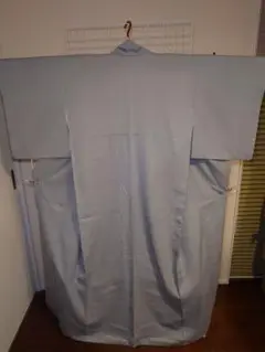 美品　洗える着物　小紋　袷　花柄