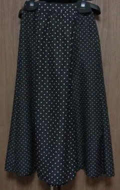 AFTERNOONTEA WARDROBE ドットロングフレアスカート
