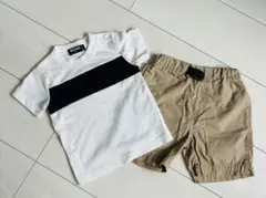 80センチ　MSHD Tシャツ&プティマインハーフパンツセット