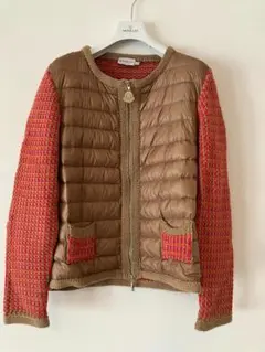 Moncler モンクレール 鮮やかなニットとダウンのコンビジャケット