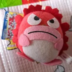 ピグモン赤いフェルトマスコット 約10cm