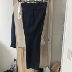 TED Lapidus 黒スラックス センタープリーツ