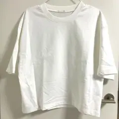 GU ミニ裏毛 ワイドTシャツ XL