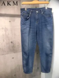 AKM ナノユニバース ソフトデニムパンツ M ストレッチ スウェット デニム