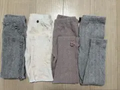 プティマイン・アプレレクール　スパッツグレー・白・ピンク