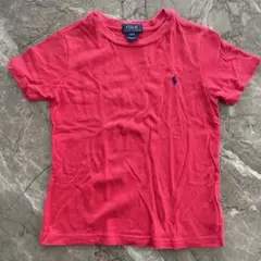 POLO RALPH LAUREN 赤 Tシャツ 4/4T