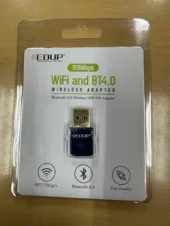 1個Wi-Fi & Bluetooth4.0 USB アダプター 無線LAN