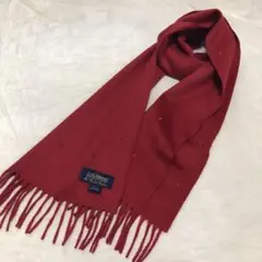 ブルックスブラザーズ コロンボ社 カシミヤ100% マフラー 刺繍 イタリア製
