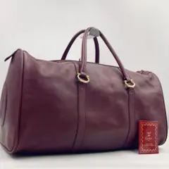 《大容量》Cartier カルティエ マストライン ボストンバッグ ボルドー