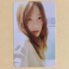 少女時代 テヨン TAEYEON Something New 韓国盤 トレカ 白