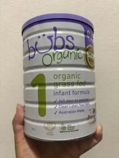 bubs オーガニック グラスフェッド粉ミルク 800g