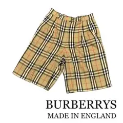 美品BURBERRYS 90s ハーフパンツ ヴィンテージ 英国製 50s復刻