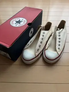 90s USA製　コンバース　オールスター　ホワイト　デットストック未使用　箱付