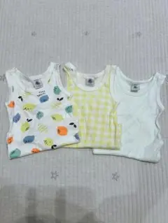 PETIT BATEAU プチバトー タンクトップ 3点セット 6m67cm