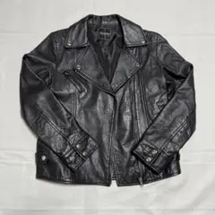 【メル63309】JTPLEATHER レザージャケット 羊革 ブラック メル63309様専用】JTPLEATHER レザージャケット 羊革 ブラック