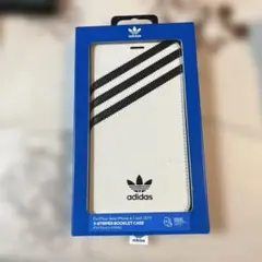 adidas iPhone11 / XR ホワイト　正規品 アディダス　手帳