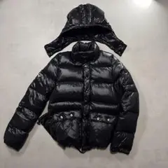 初期　サイズ0  L.G.B  ダウン　ベスト　ルグランブルー L G B / ルグランブルー 】パンチングレザーダウンベスト 黒