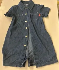 80cmデニムロンパース