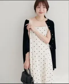 【chica様　専用】★新品未使用★ ドット柄キャミワンピース