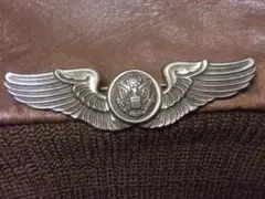 ★1940年代*アメリカ軍*925銀製*MEYER社エアクルーWING章(実物)
