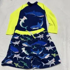 MINI BODEN サメ柄ラッシュガードセット 5-6Y 116㎝