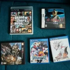 ゲーム5本セット PS3/3DS/VITA/DS