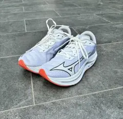 Mizuno ランニングシューズ ホワイト/オレンジ