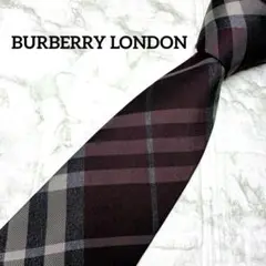 ★ 【美品】BURBERRY LONDON バーバリー ネクタイ アーガイル柄