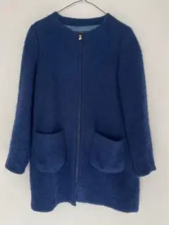 ノーカラーコート ロングコート ジョイントワークス