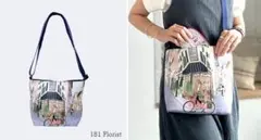 (K07435）美品 レイコアオキ Florist ポシェット ショルダーバッグ