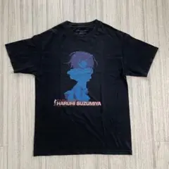 00s 涼宮ハルヒの憂鬱　両面プリント　黒　USA製　海外企画