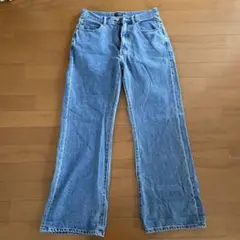 ［BEAMS HEART ］ライトブルーデニムワイドレッグパンツ　Sサイズ
