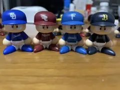 パワプロくん　プロ野球　フィギュア4個セット　ならぶんです