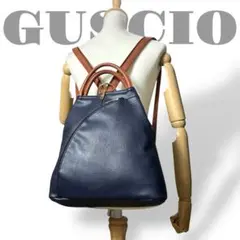 極美品　グッシオ　3way リュック　ショルダーバッグ　トートバッグ　ネイビー