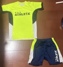 ATHLETA スポーツウェアセット ジャージネオンイエロー　150