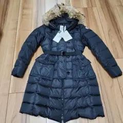 【タグ付き】MONCLER ロングダウン ブラック