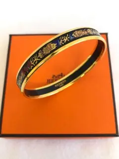 クリスマスセール✨HERMES エマイユ ブレスレット 七宝焼 バングル