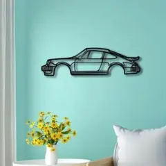 PORSCHE　ポルシェ　911 930 930ターボ　金属製アートボード