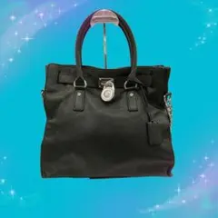 《超美品》 マイケルコース ハミルトン 2Wayバッグ ブラック
