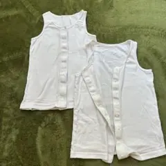 前開き　タンクトップ　130 2枚セット