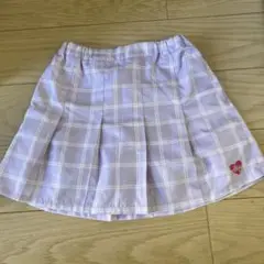 ALGY GIRL パープル チェックスカート